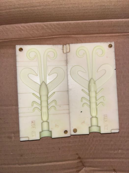 Moldes para amostras de pesca