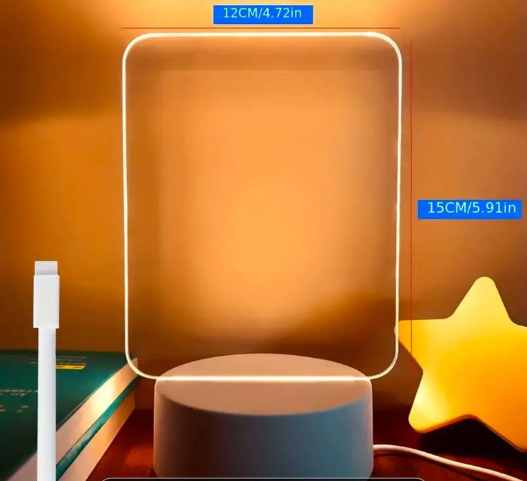 Подарунок 3д нічник дошка для повідомлень