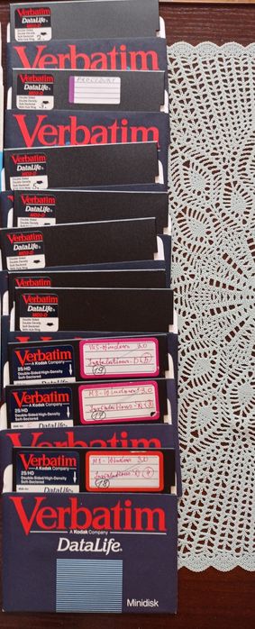 Dyskietki 5,25 cala Verbatim