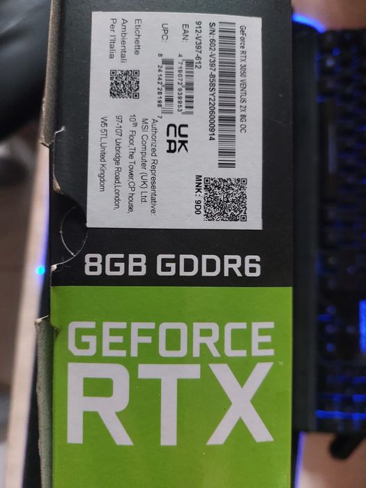 Vendo RTX 3050 8GB