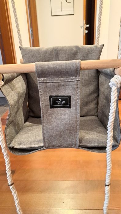 Huśtawka dla dziecka + drążek komplet