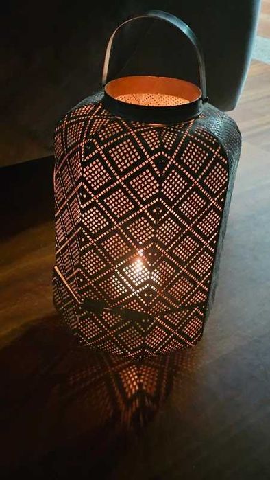 Lanterna Jarrão Porta velas de chão