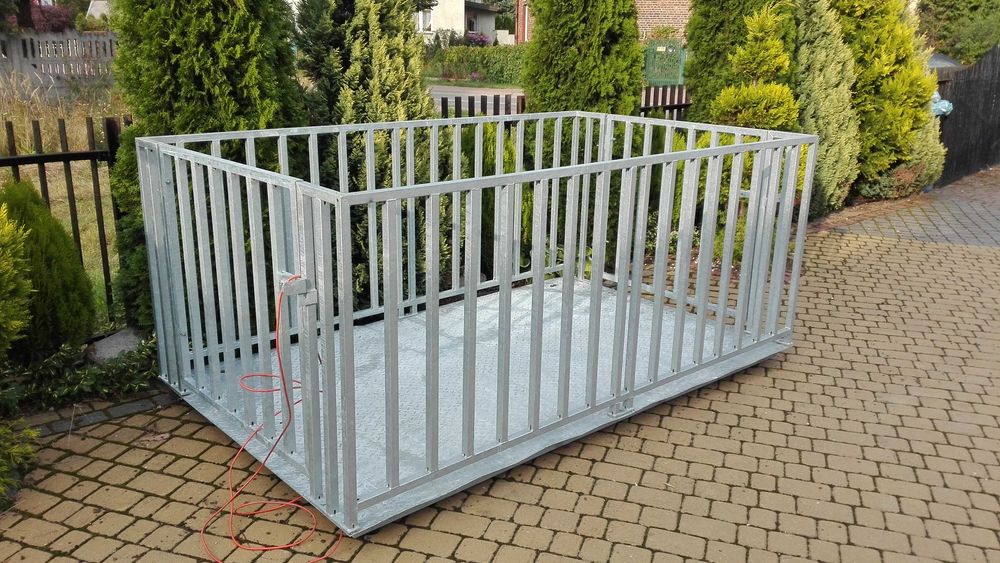 Waga do żywca bydła koni 2 x 1,5 x 1,1 m 2T