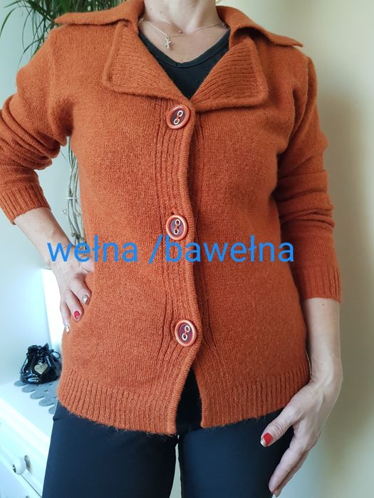 Sweter wełna/bawełna firmy Yuantai roz L/XL
