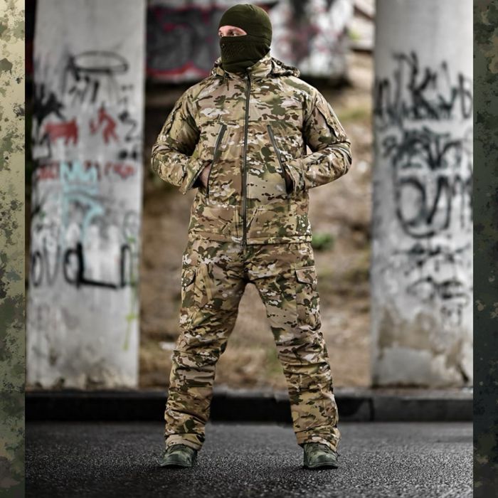 Комплект форми мультикам тактичний куртка та штани водовідштовхувальні