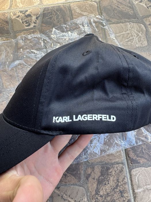 Кепка Karl Lagerfeld | Новая с бирками | Чёрная бейсболка
