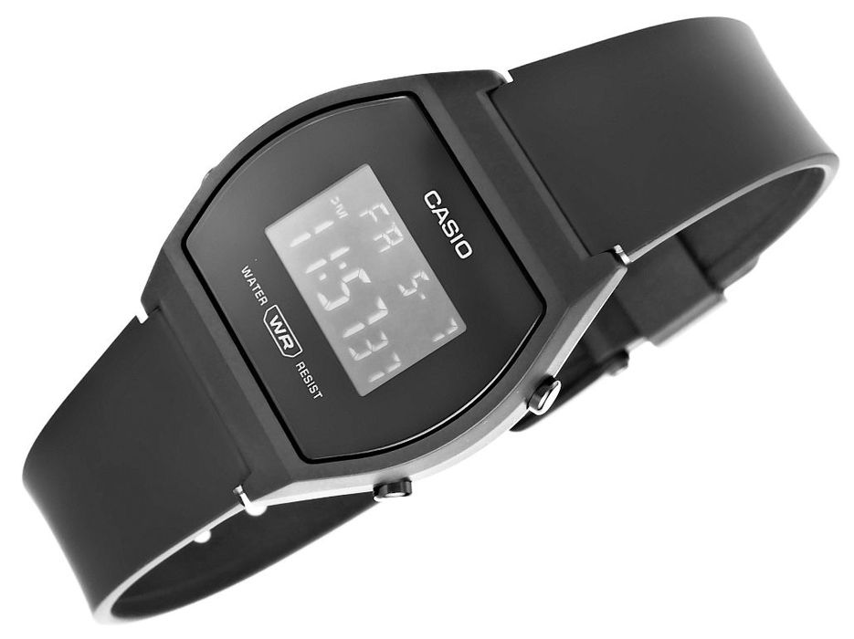 zegarek damski casio lw-204-1bdf czarny
