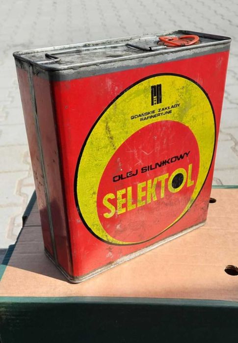 Selektol puszka, bańka 5l - PRL