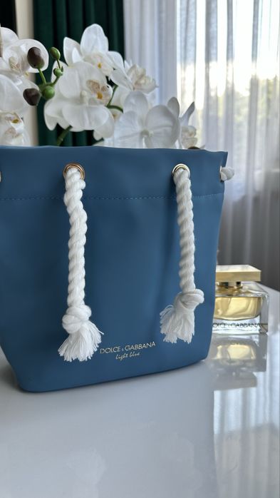 Kosmetyczka Dolce & Gabbana niebieska