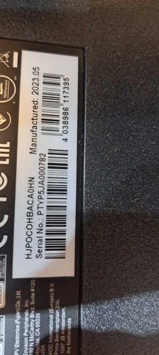 Monitor 32 cale AOC 240Hz 1920X1080