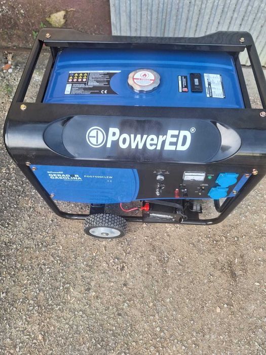 Gerador Gasolina A/E PGG7500CLE 230V - NOVO / Excelente Estado
