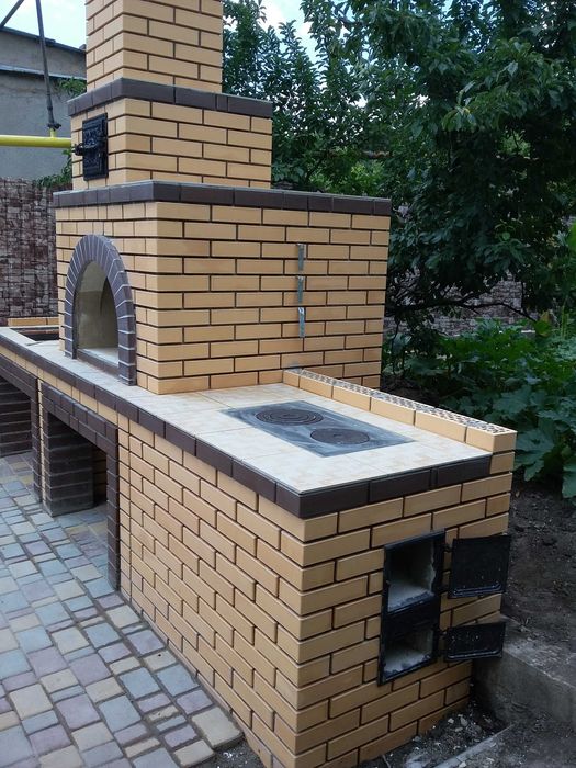 Барбекю,Мангали.Печи под казан.кладка.