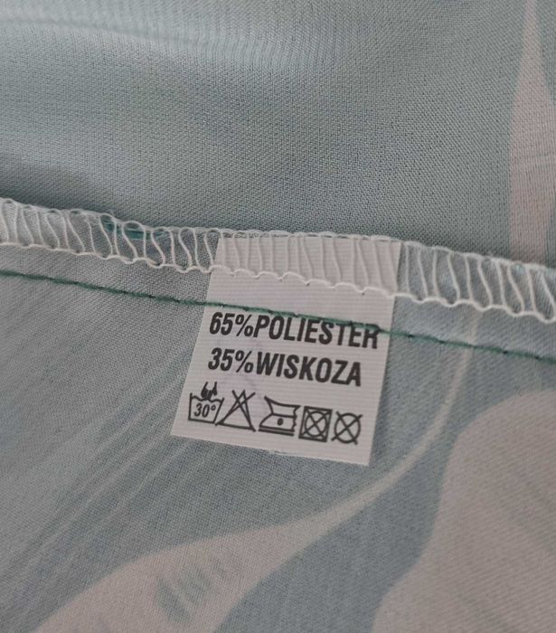 Bluzka hiszpanka Lizzie Blue zieleń beż NOWA
