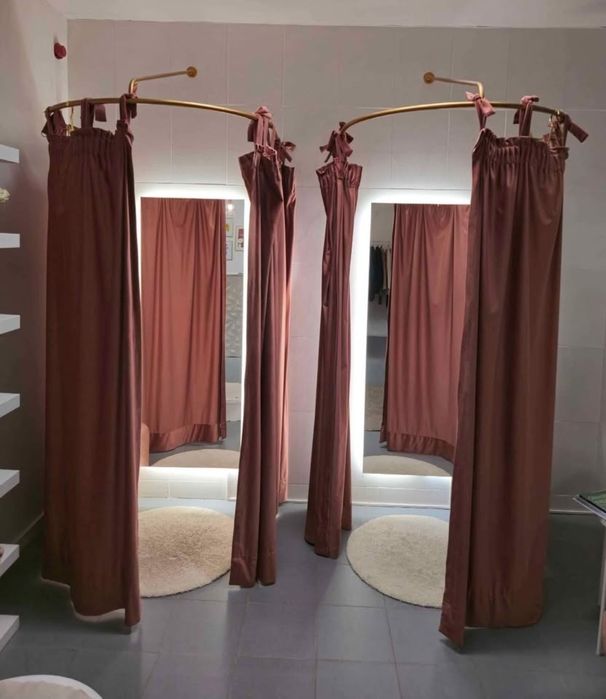 Varão redondo provador loja