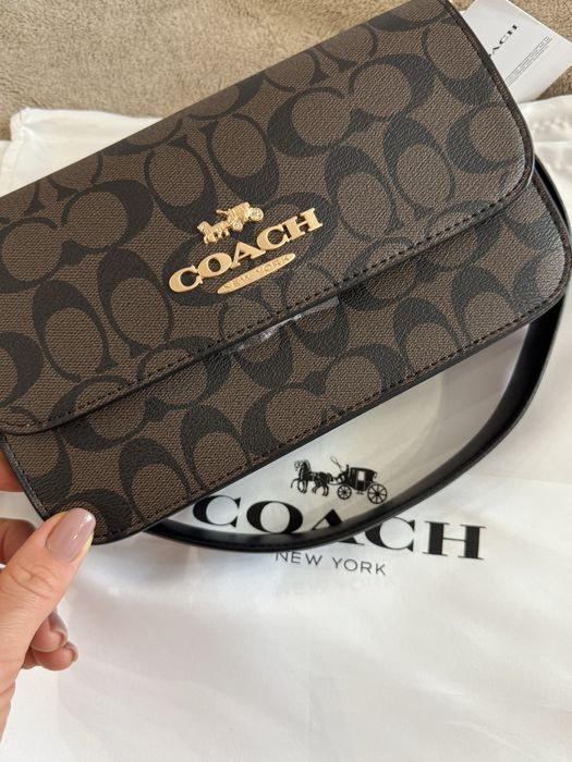 Сумка Coach Brynn flap crossbody сумочка коуч коач
