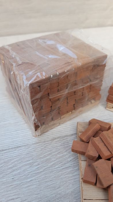 Міні цеглини для виготовлення мініатюр та діорам