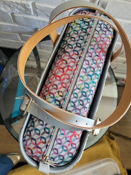 Obag mini Matelasse / pikowany Silver