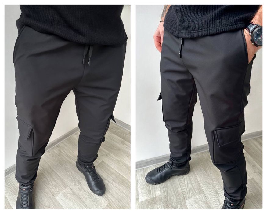 ‼️ТОП‼️Мужские Зимние Штаны Карго на Флисе брюки зимові штани чоловічі