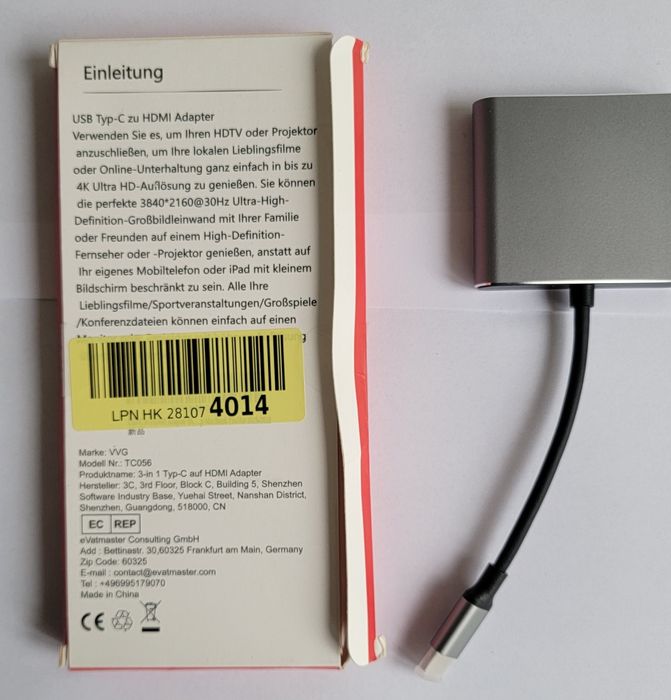 Багатофункціональний адаптер (конвертер) VVG USB-C. Type-c хаб.