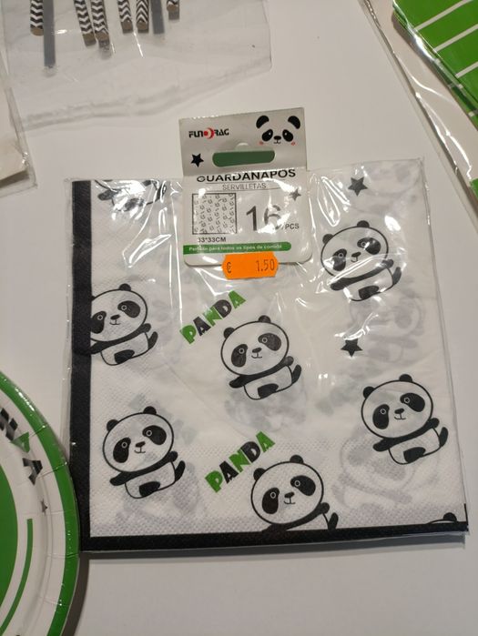 Artigos para festa de criança Panda