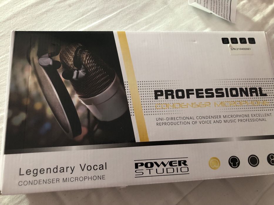 MICROFONE condensador profissional