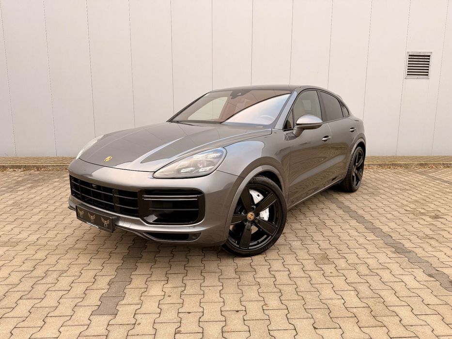 Porsche Cayenne porsche cayenne coupe turbo 550 km, sport chrono, skrętna oś, bose
