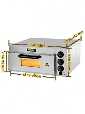 Forno de pizza elétrico