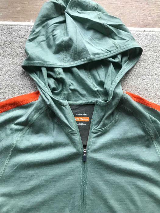 Icebreaker Sonebula LS Half Zip Hoodie wełna merino meska L