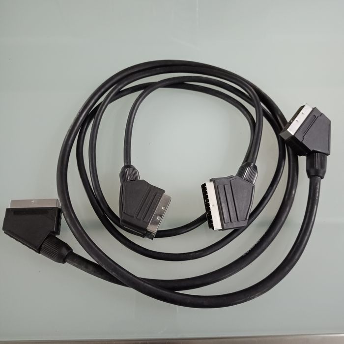 2 cabos SCART 21 pinos