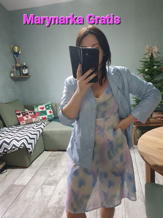 Pastelowa sukienka M