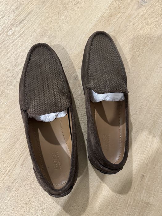 Hugo Boss чоловічі макасини натуральний замш 42 розмір