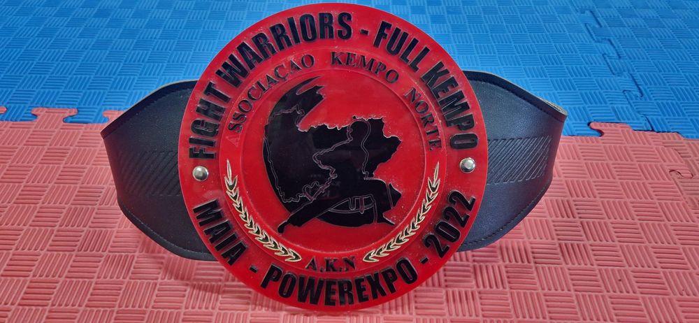 Cinturão para galas de Boxe, Kempo, Kickboxing, Muay Thai