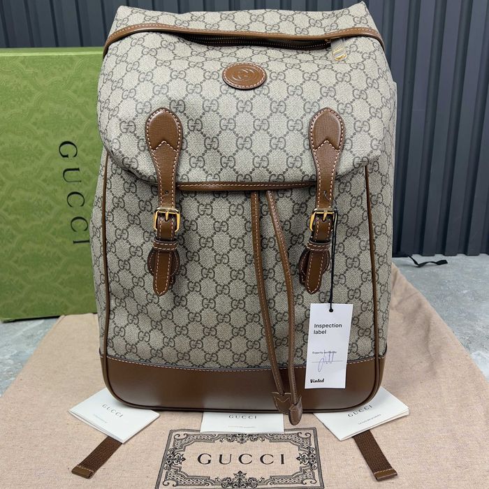Новий GUCCI Intelocking G Supreme Canvas рюкзак
