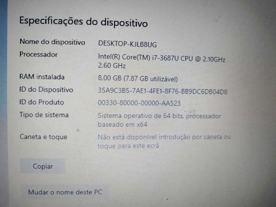 Portatil    HP  I 7