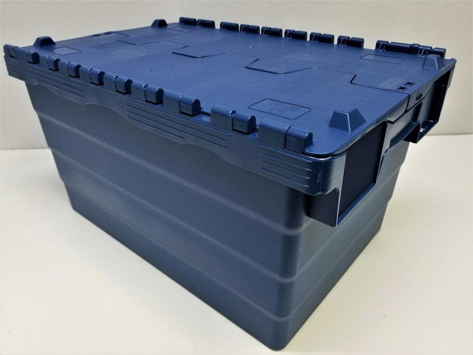 Pojemnik Kurierski Kosz Box Magazynowy Transportowy Zamykany-60x40x41.
