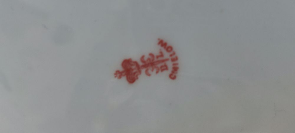 Unikat Ćmielów Drucki Lubecki fiołki