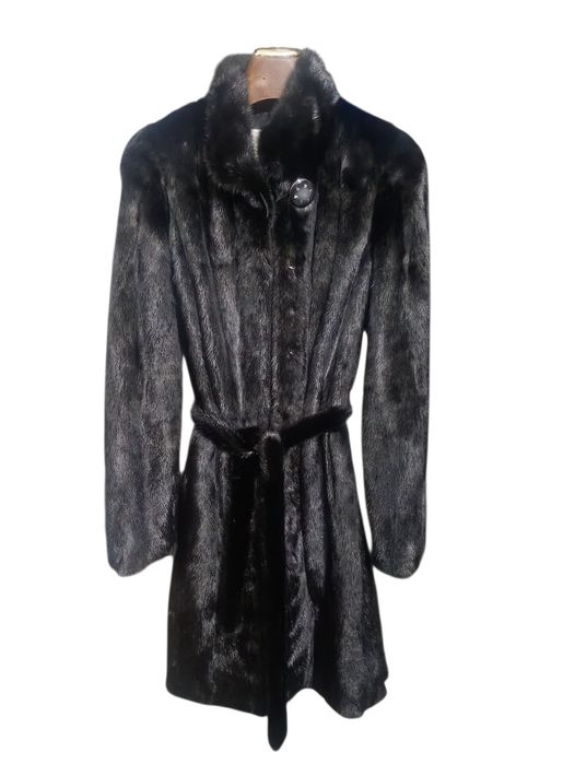 Дл 100см. Норковая шуба. Натуральная шуба