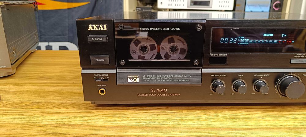 Кассетна дека Akai GX-65 3-head (відео роботи ! )-стан !!