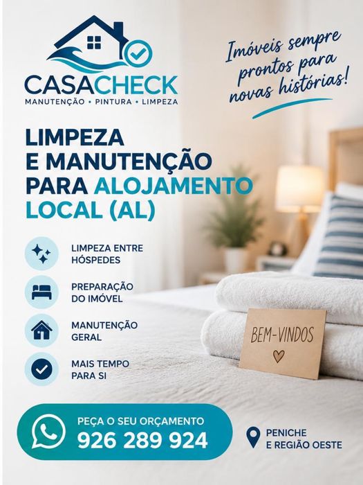 Serviços de Manutenção, Pintura e Limpeza – Peniche