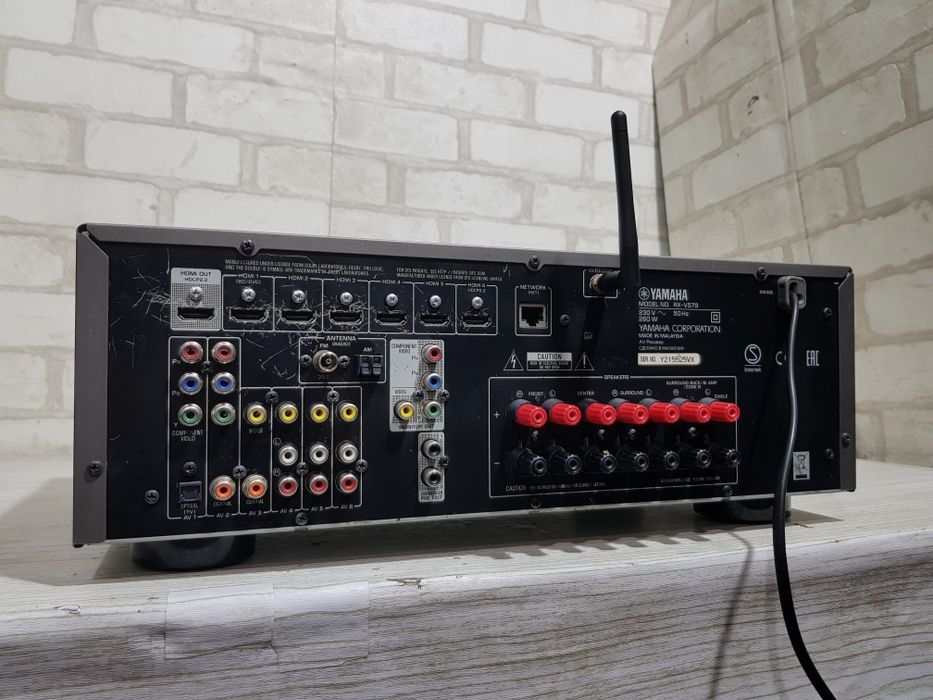 7.2 AV ресивер YAMAHA RX-V579, *7x115 Вт, Wi-Fi,Bluetooth,AirPlay,ARC
