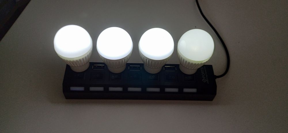 Conjunto de lâmpada USB
