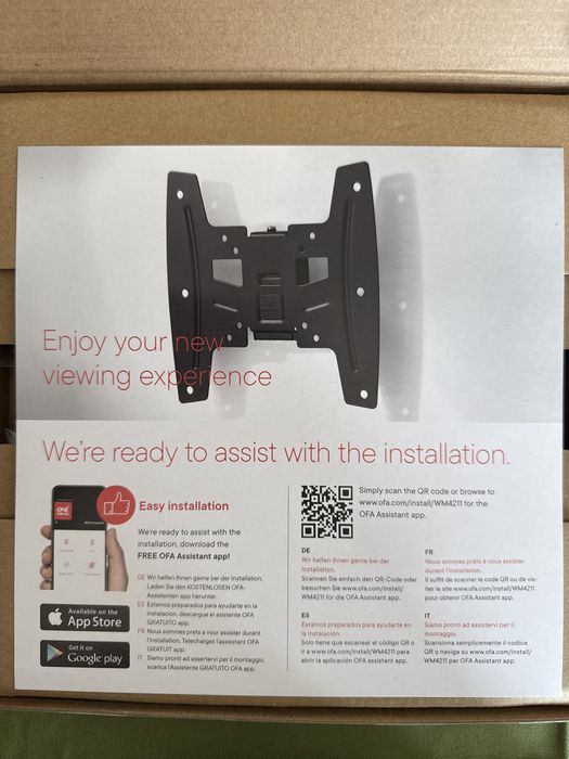 Suporte de parede para TV (novo com garantia)