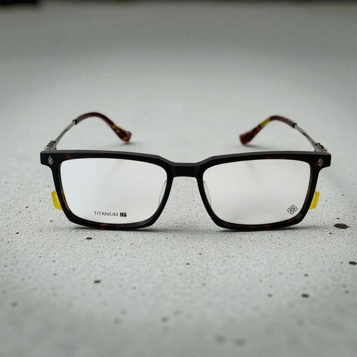 Okulary gotyckie oprawki acetat tytan tortoise