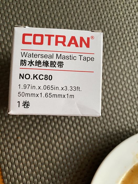 Taśma izolacyjna wulkanizujac Cotran KC80 Waterseal Rubber Mastic Tape