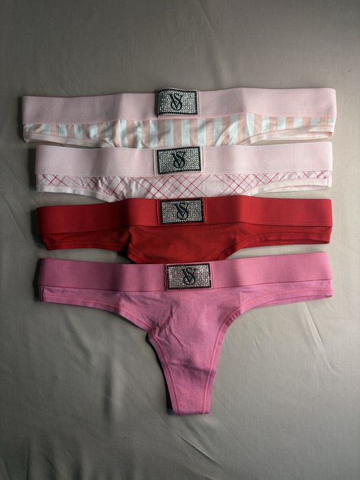 Трусики Victoria’s Secret стрази Вікторія Сікрет оригінал, бавовна