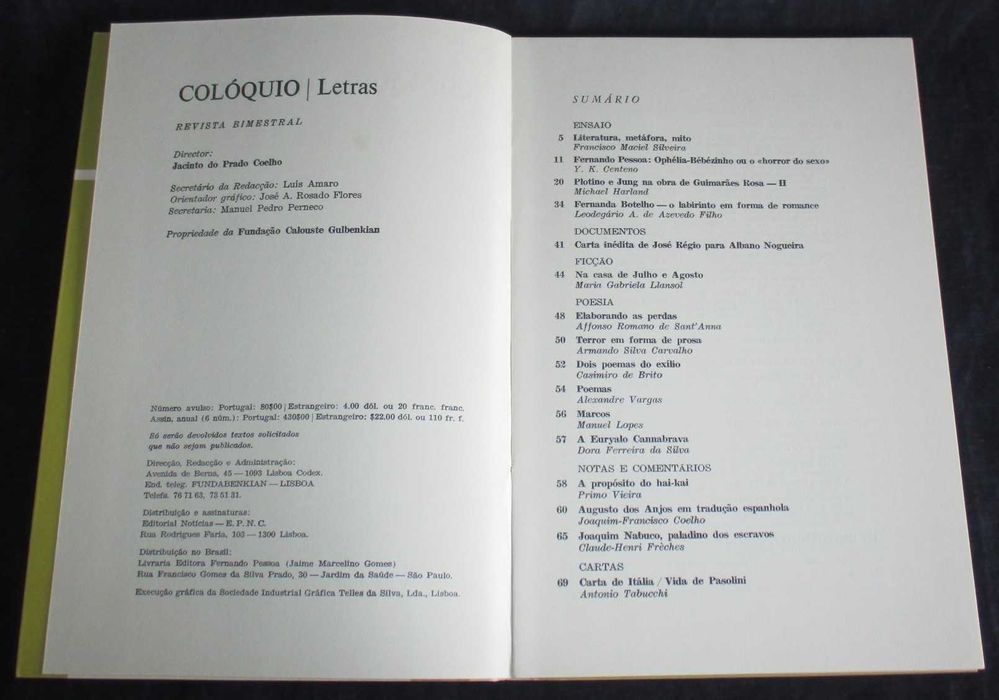 Colóquio Letras nº 49