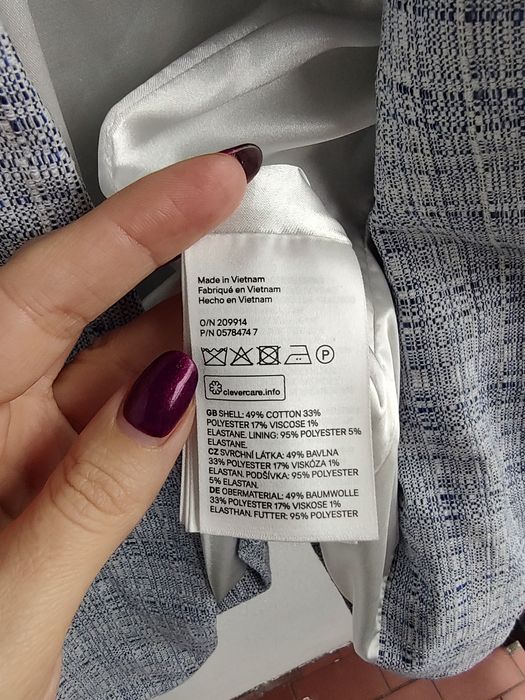 Marynarka H&M r.36 3/4 rekaw