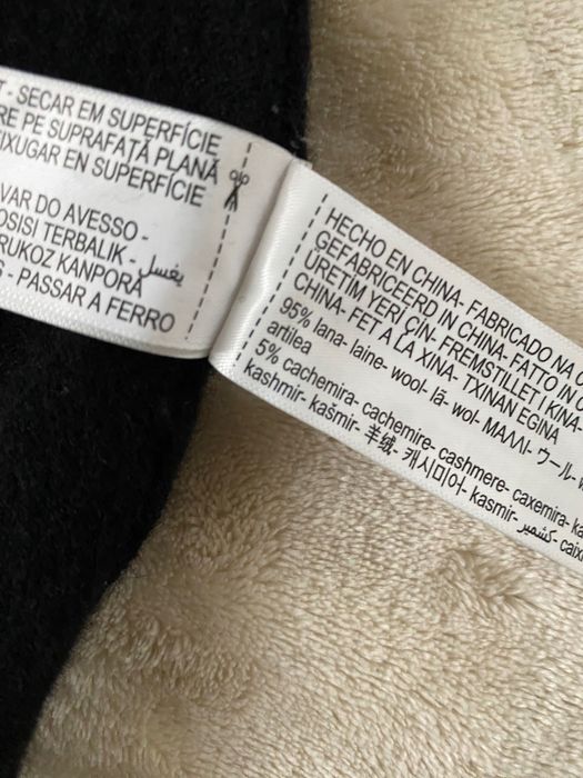 Massimo Dutti  golf r. S/M kaszmir wełna