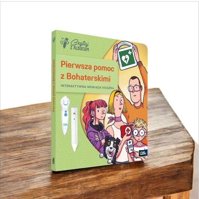 Nowa książka Albik Pierwsza pomoc z Bohaterskimi