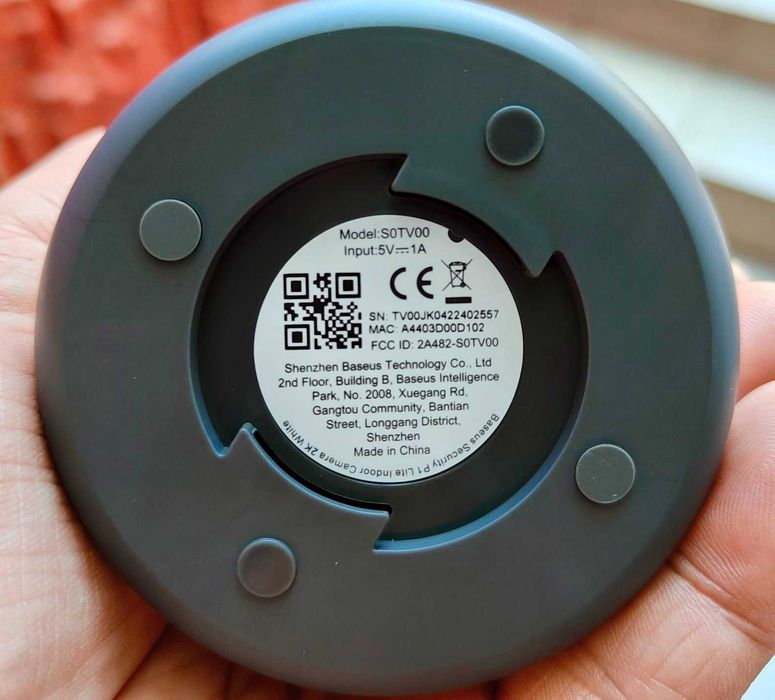 Поворотна Wi Fi камера спостереження Baseus Security P1 Lite 2K IP відеоняня розумний дім